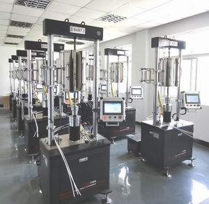 靖江特殊鋼十臺(tái)高溫持久蠕變?cè)囼?yàn)機(jī)完成計(jì)量驗(yàn)收